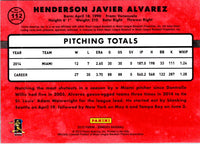 2015 Donruss Henderson Alvarez #112
