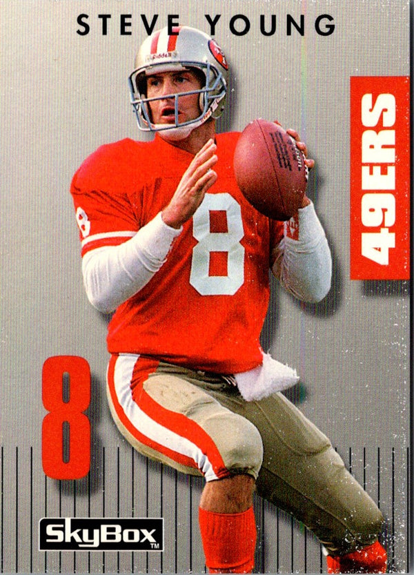 1992 Skybox Impact Steve Young #099