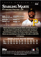 2019 Stadium Club Starling Marte #212