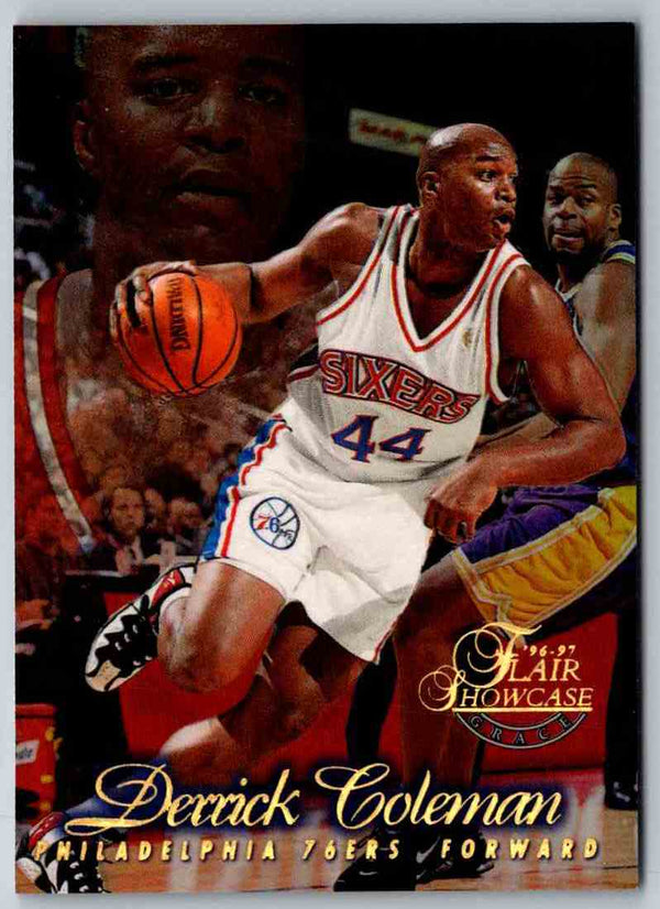 1996 Flair Derrick Coleman #32