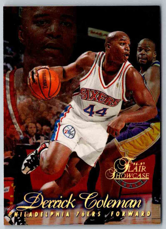 1996 Flair Derrick Coleman #32