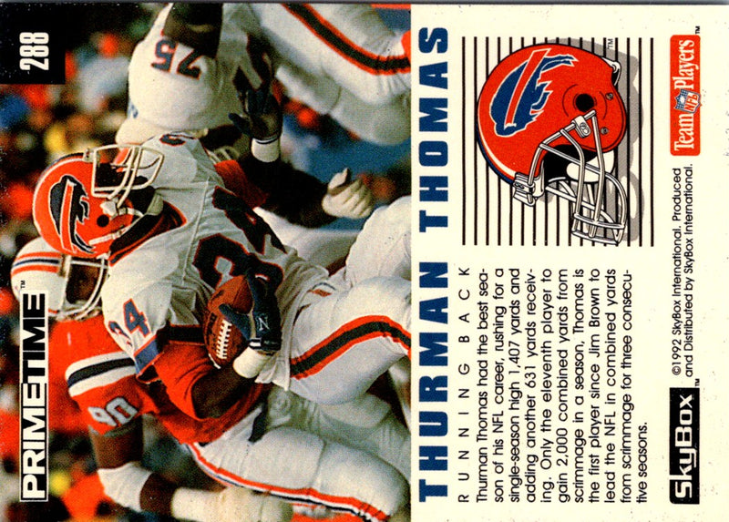 1992 Skybox Impact Thurman Thomas