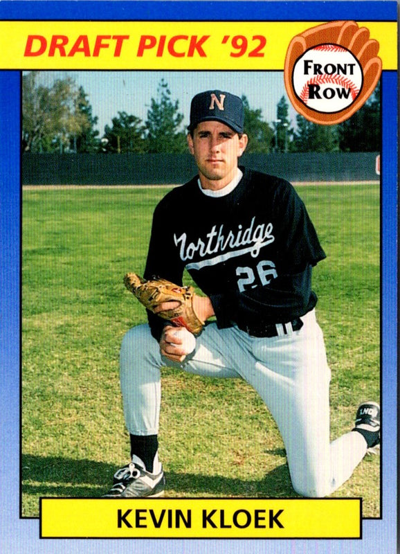 1992 Front Row Draft Picks Kevin Kloek #30