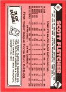 1986 Topps Traded Scott Fletcher