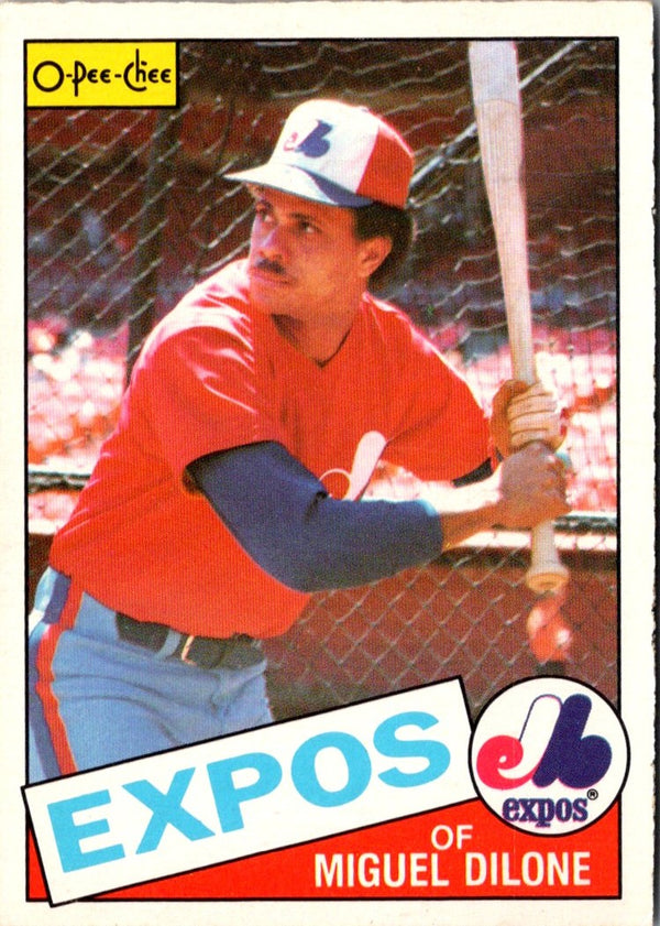 1985 O-Pee-Chee Miguel Dilone #178
