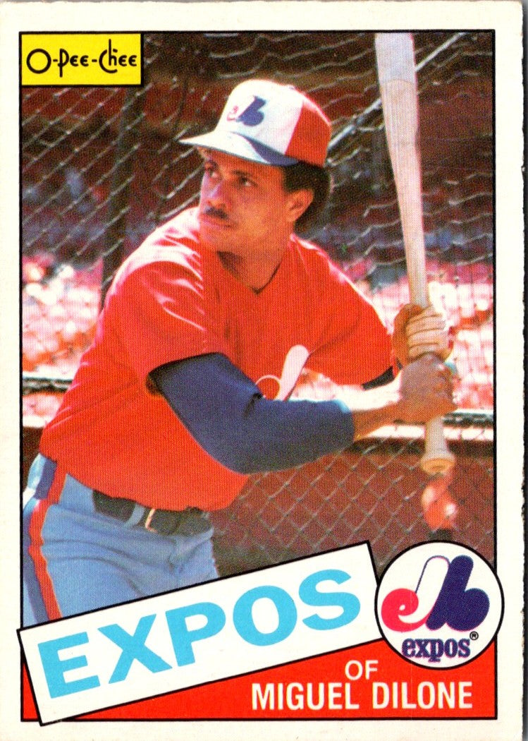 1985 O-Pee-Chee Miguel Dilone
