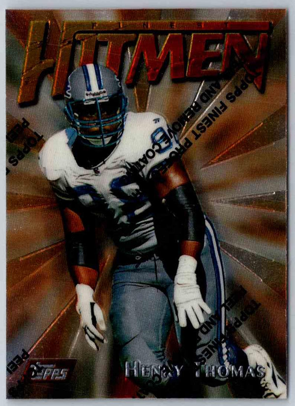 1997 Topps Finest Football Henry Thomas #12
