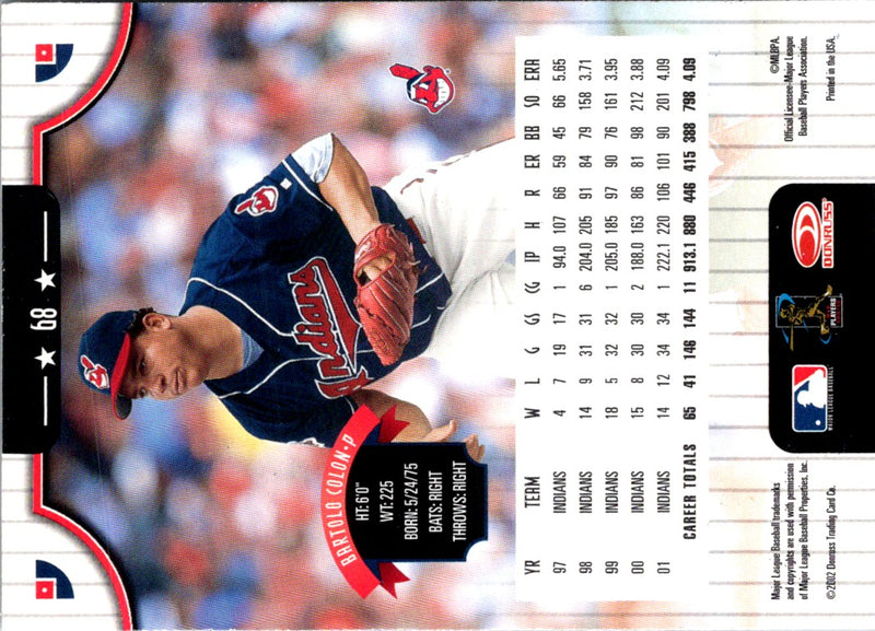 2002 Donruss Bartolo Colon