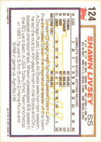 1992 Topps Gold Winners Shawn Livsey #124