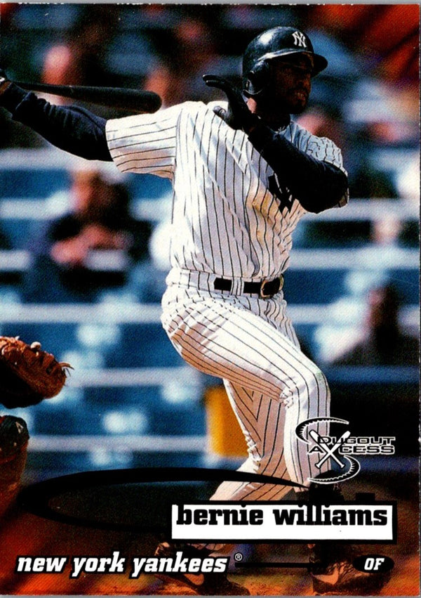 1998 SkyBox Dugout Axcess Bernie Williams #74