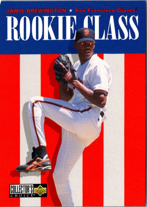 1996 Collector's Choice Jamie Brewington #38 Rookie