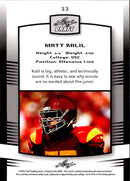 2012 Leaf Draft Matt Kalil