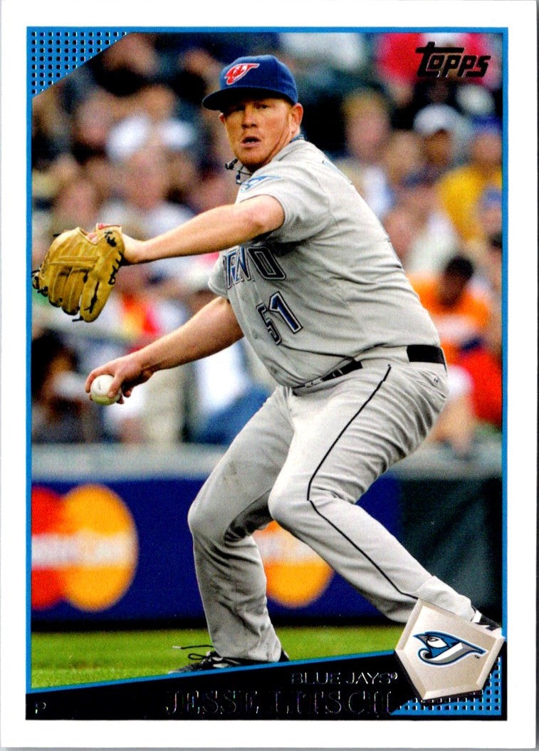 2009 Topps Jesse Litsch