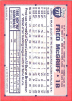 1991 Topps Traded Fred McGriff #77T