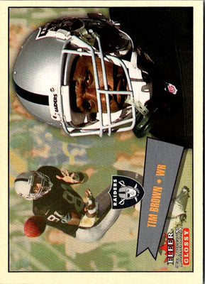 2001 Fleer Tradition Glossy Tim Brown #82