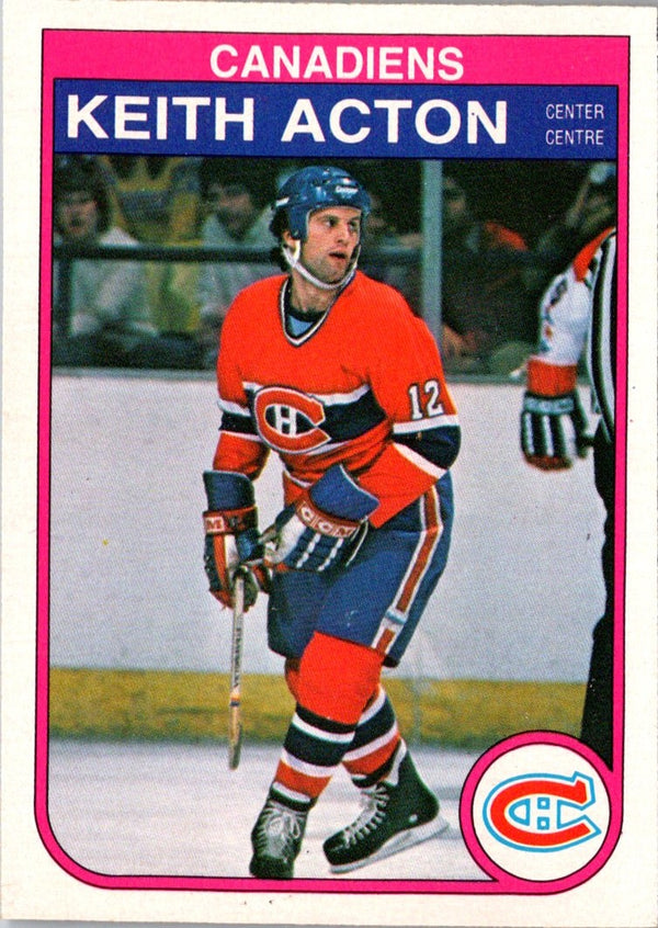 1982 O-Pee-Chee Keith Acton #179