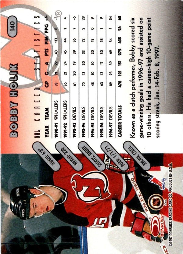 1997 Donruss Bobby Holik #140