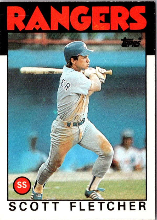 1986 Topps Traded Scott Fletcher #36T