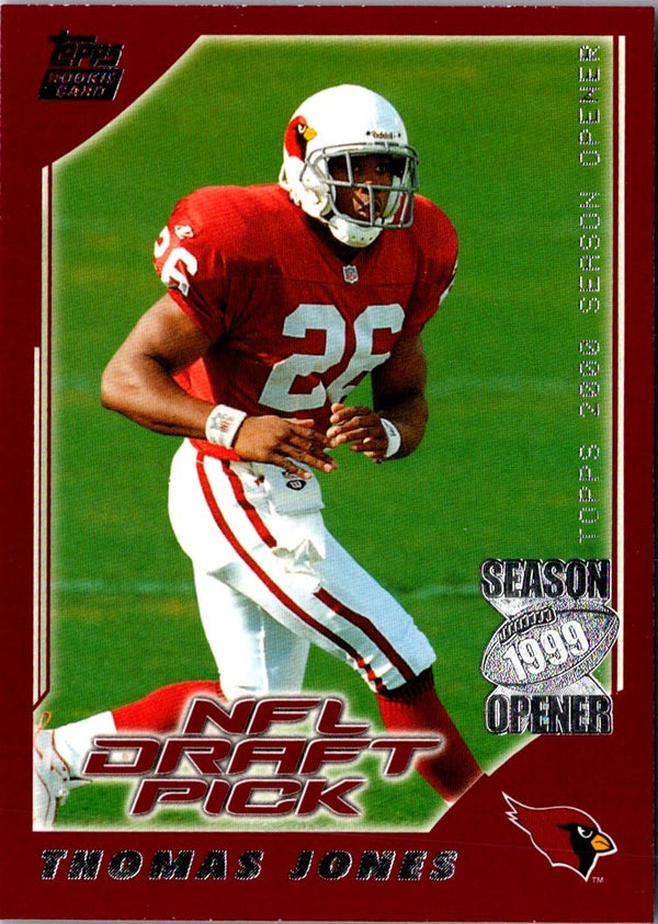 2000 Topps Season Opener Thomas Jones #203 Rookie