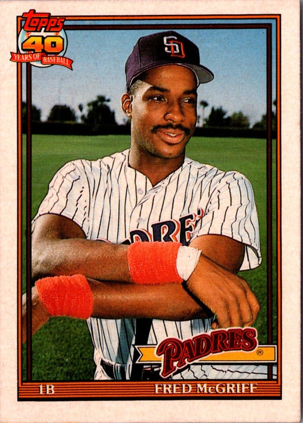 1991 Topps Traded Fred McGriff #77T