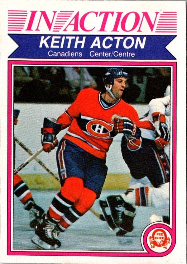 1982 O-Pee-Chee Keith Acton #180