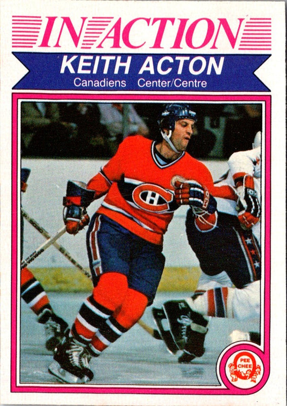 1982 O-Pee-Chee Keith Acton #180