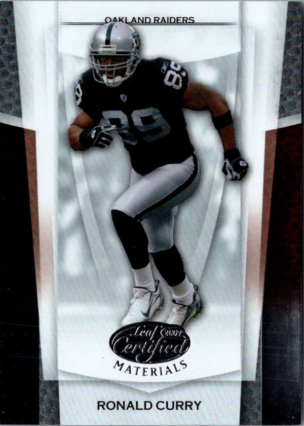 2007 Leaf Certified Materials Ronald Curry #145
