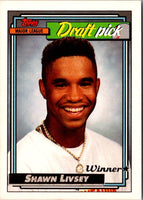 1992 Topps Gold Winners Shawn Livsey #124