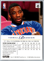 1993 SkyBox Terrell Brandon #49