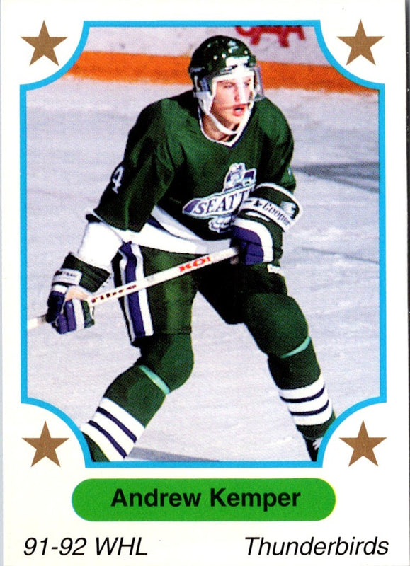 1991 7th Inning Sketch WHL Andrew Kemper #128