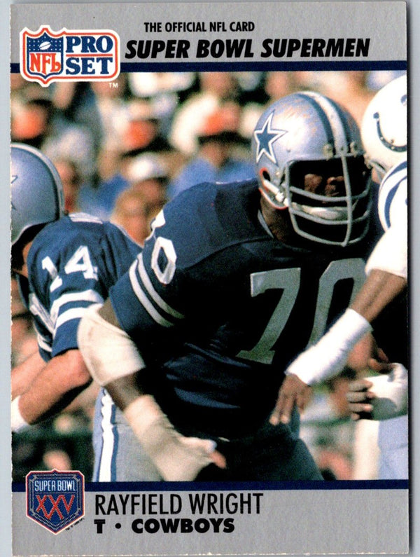 1990 Pro Set Super Bowl 160 Rayfield Wright #61