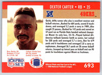 1990 Proset Dexter Carter #693