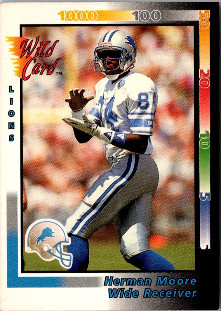 1992 Wild Card Herman Moore