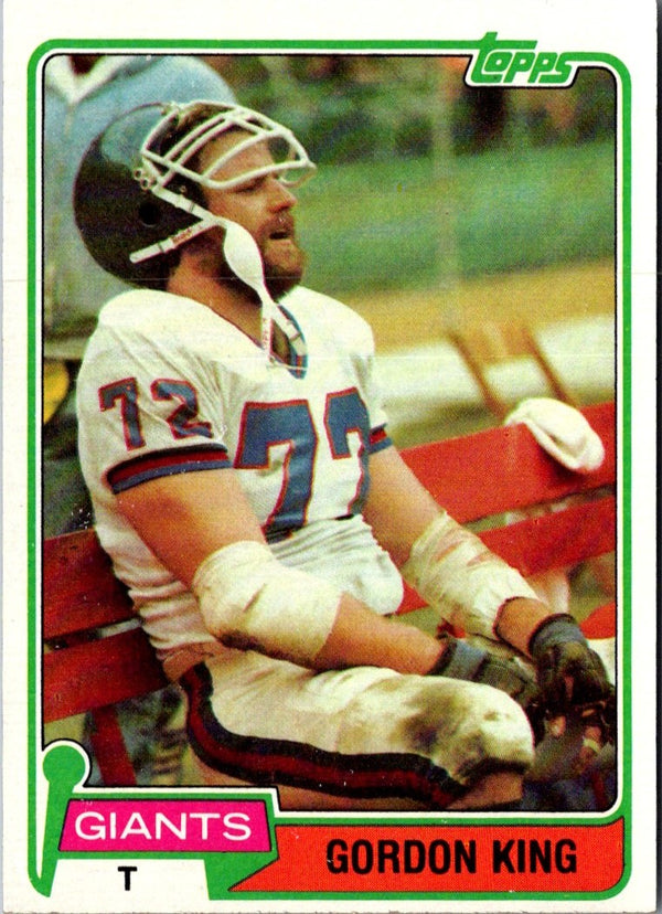 1981 Topps Gordon King #14 Rookie EX