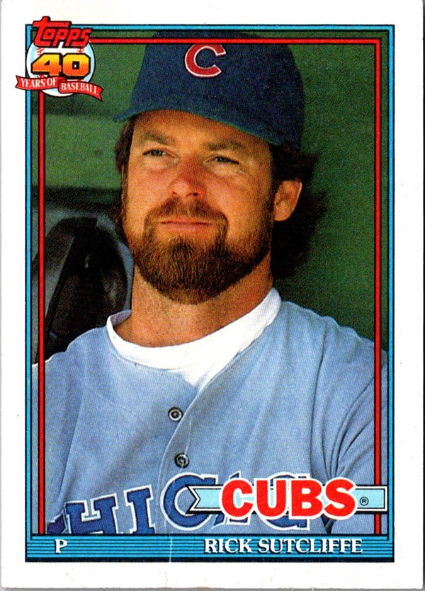 1991 Topps Rick Sutcliffe #415