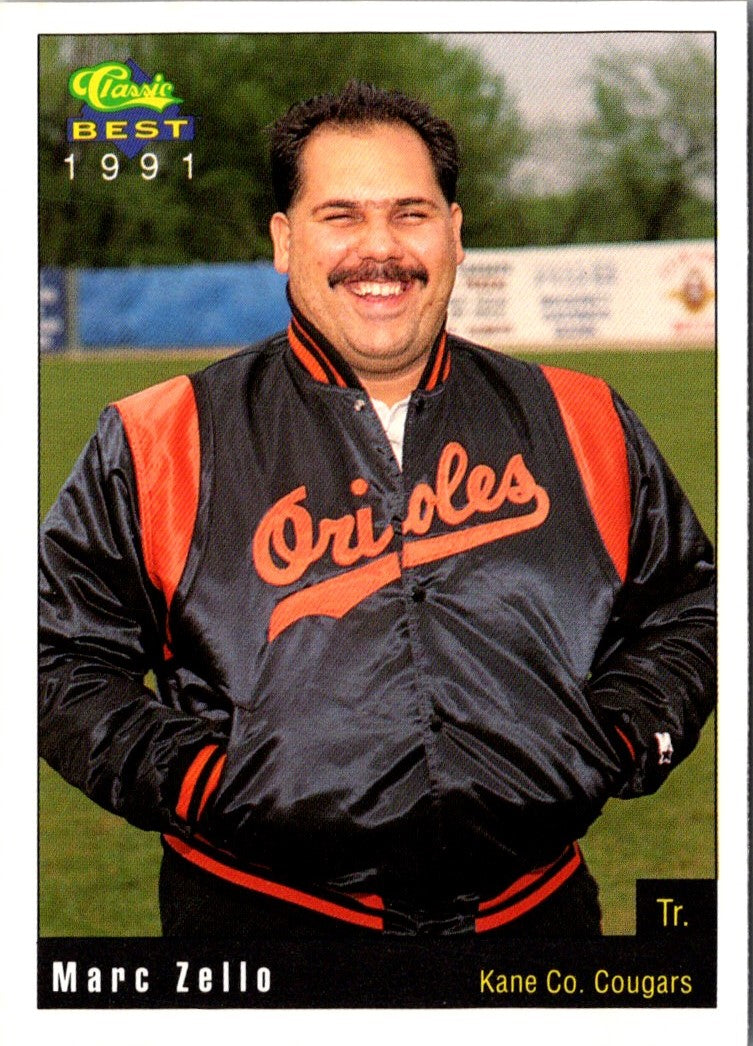 1991 Classic Best Kane County Cougars Mark Zello