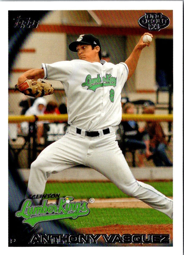 2010 Topps Pro Debut Anthony Vasquez #385