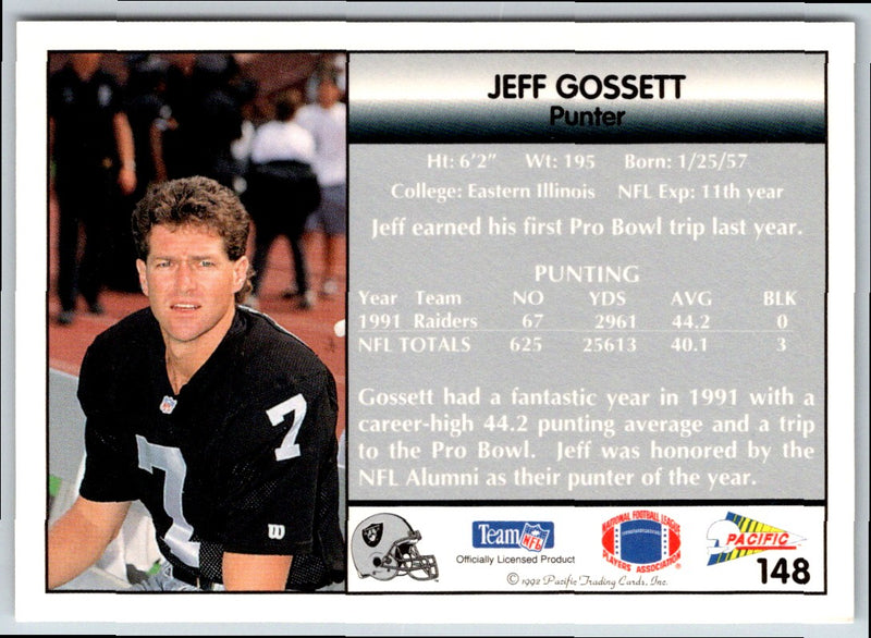 1992 Pacific Jeff Gossett