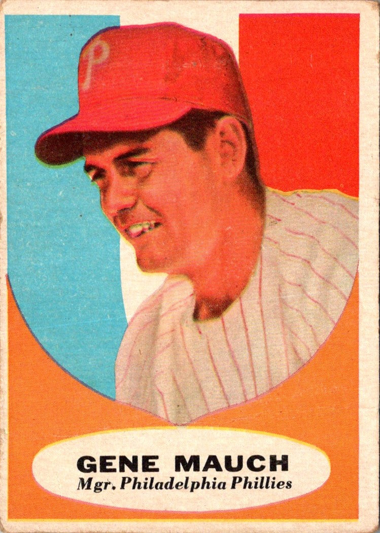 1961 Topps Gene Mauch