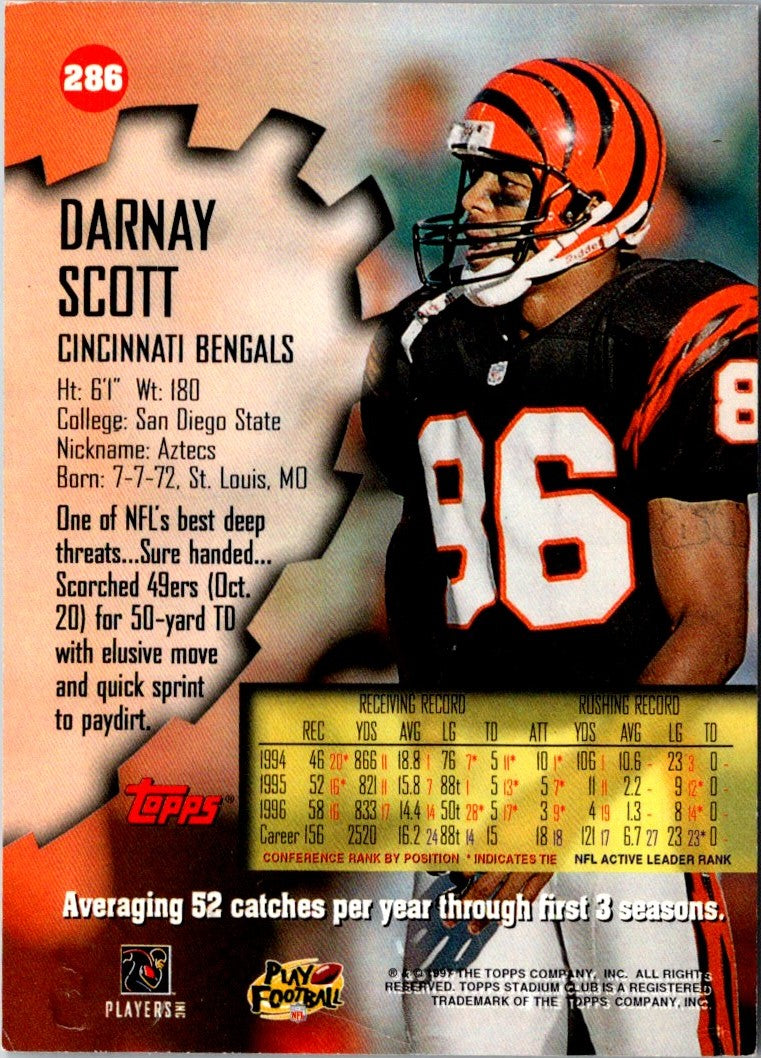 1997 Stadium Club Darnay Scott