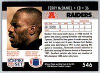1992 Proset Terry McDaniel #546