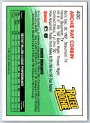 1992 Donruss Archie Corbin
