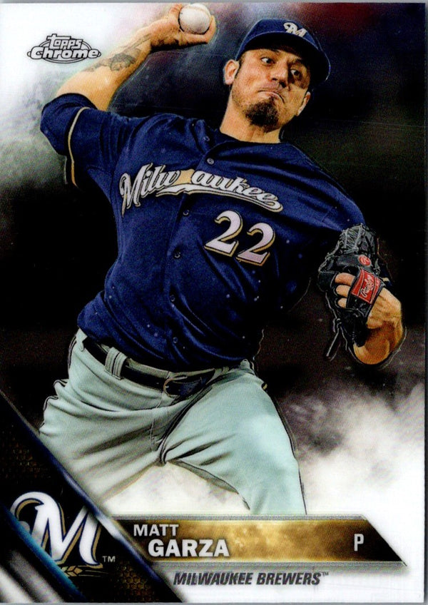 2016 Topps Chrome Matt Garza #154