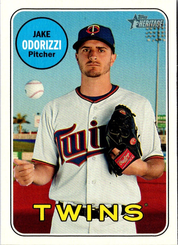 2018 Topps Heritage Jake Odorizzi #622
