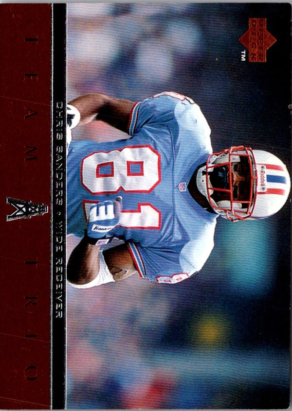 1996 Upper Deck Team Trio Chris Sanders #TT49