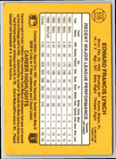 1986 Donruss Ed Lynch