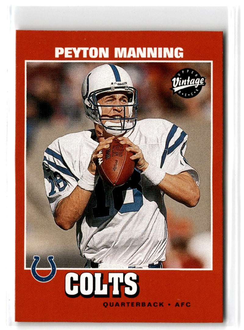 2001 Upper Deck Vintage Peyton Manning