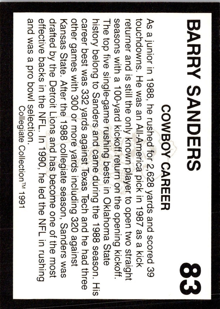 1997 OKState Barry Sanders