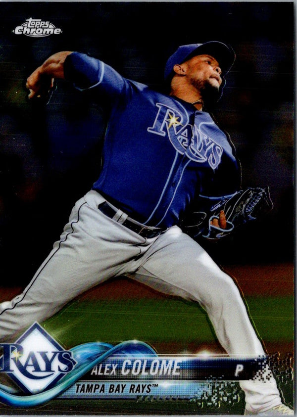 2018 Topps Chrome Alex Colome #30