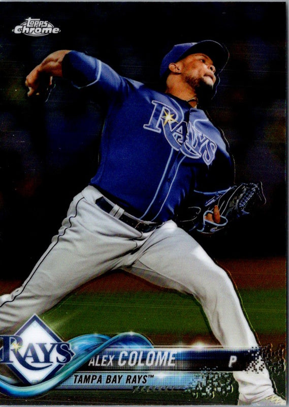 2018 Topps Chrome Alex Colome #30